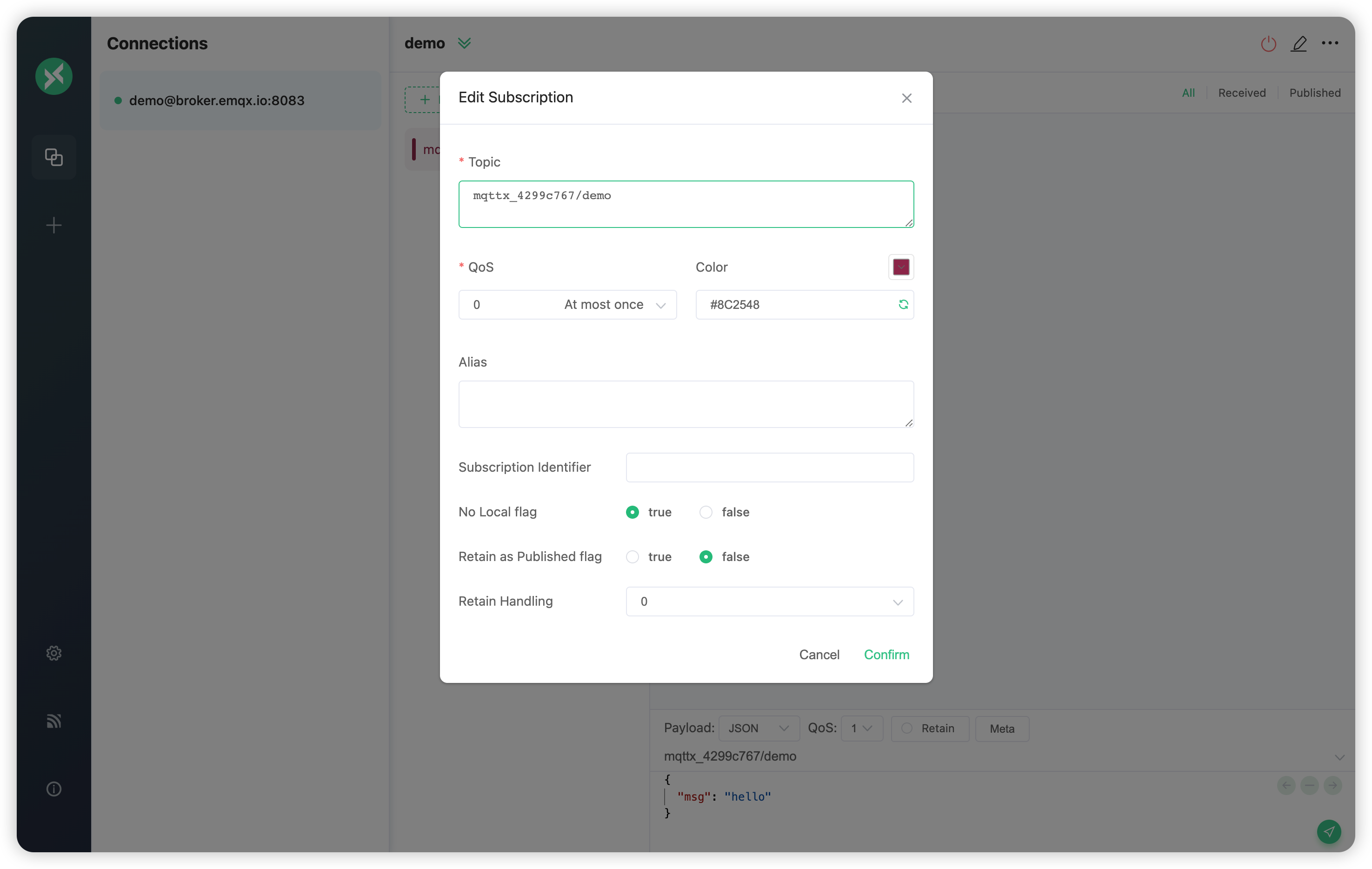mqtt网页客户端制作mqtt客户端android